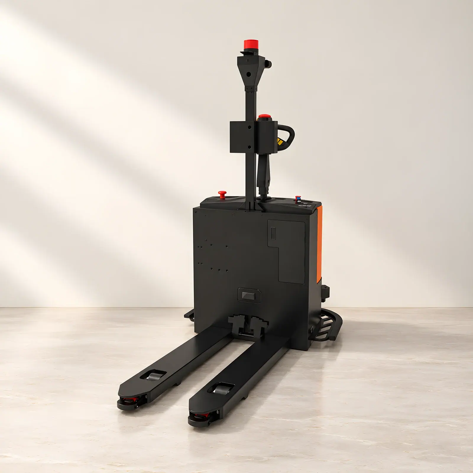 Reeman IronHide Forklift 2.0 on the Reef studio set